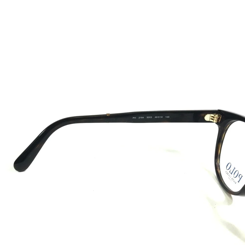Polo Ralph Lauren Eyeglasses Frames PH2164 5003 Tortoise Round 49-19-145
